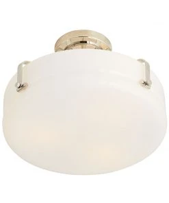 Arteriors Home Hurst Semi Flush Polished Nickel 12 Arteriors Home Hurst Semi Flush Polished Nickel