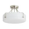 Arteriors Home Hurst Semi Flush Polished Nickel 1 Arteriors Home Hurst Semi Flush Polished Nickel