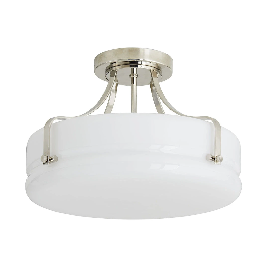 Arteriors Home Hurst Semi Flush Polished Nickel 3 Arteriors Home Hurst Semi Flush Polished Nickel