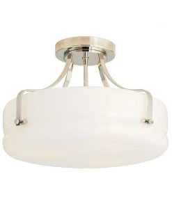 Arteriors Home Hurst Semi Flush Polished Nickel