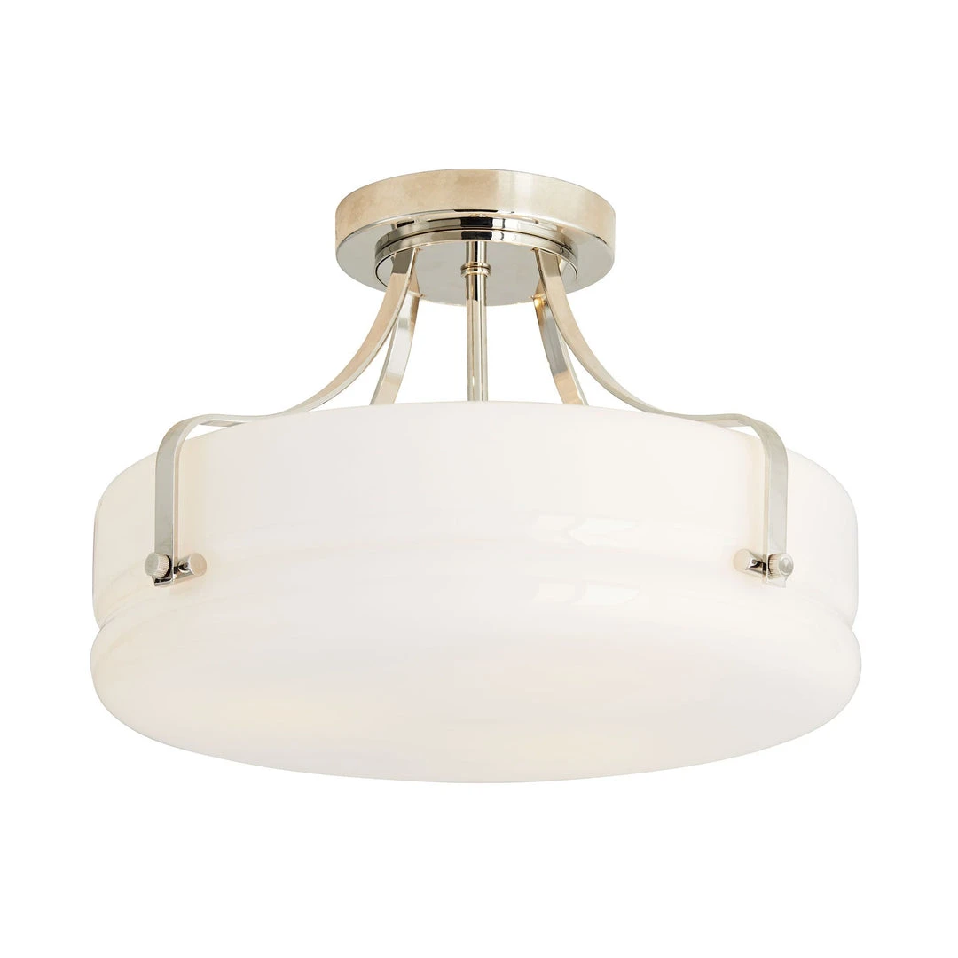 Arteriors Home Hurst Semi Flush Polished Nickel 4 Arteriors Home Hurst Semi Flush Polished Nickel