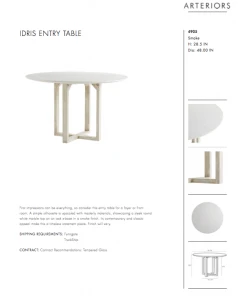 Arteriors Home New Arrivals Idris Entry Table 15 Arteriors Home New Arrivals Idris Entry Table