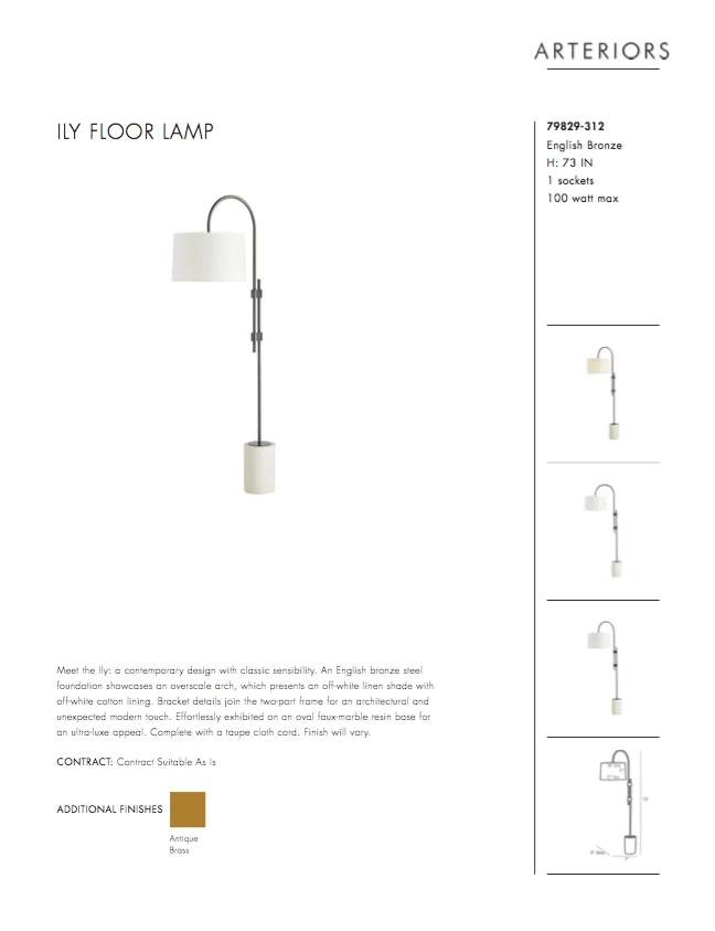 Arteriors Home New Arrivals Ily Floor Lamp English Bronze 11 Arteriors Home New Arrivals Ily Floor Lamp English Bronze