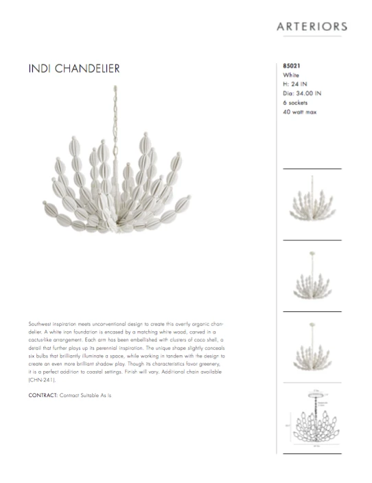 Arteriors Home New Arrivals Indi Chandelier 17 Arteriors Home New Arrivals Indi Chandelier
