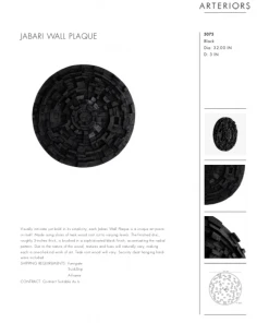 Arteriors Home Jabari Wall Plaque 17 Arteriors Home Jabari Wall Plaque