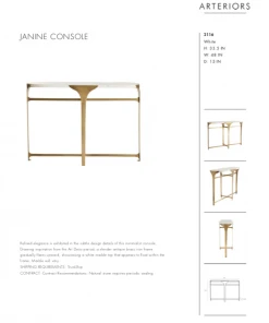 Arteriors Home New Arrivals Janine Console