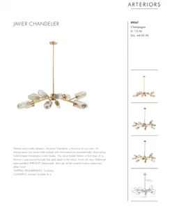 Arteriors Home Javier Chandelier New Arrivals 19 Arteriors Home Javier Chandelier New Arrivals