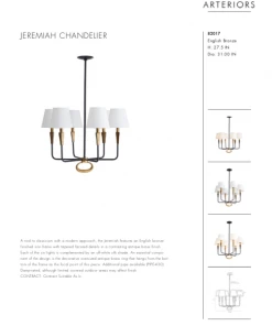 Arteriors Home New Arrivals Jeremiah Chandelier English Bronze 23 Arteriors Home New Arrivals Jeremiah Chandelier English Bronze