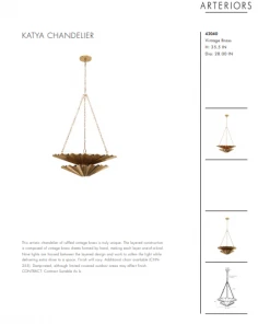 Arteriors Home Katya Chandelier 21 Arteriors Home Katya Chandelier