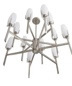 Arteriors Home New Arrivals Keifer Large Chandelier Vintage Silver 13 Arteriors Home New Arrivals Keifer Large Chandelier Vintage Silver