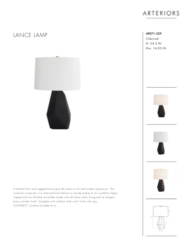 Arteriors Home Lance Lamp New Arrivals 9 Arteriors Home Lance Lamp New Arrivals