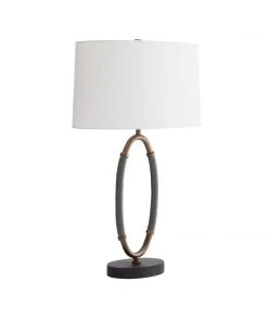 Arteriors Home Landon Lamp Gray Leather New Arrivals