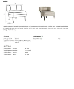 Arteriors Home Laurent Chair Morel New Arrivals