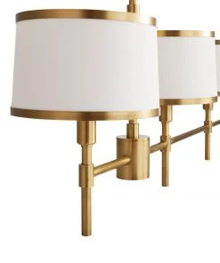 Arteriors Home Luciano Linear Chandelier Antique Brass New Arrivals