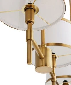 Arteriors Home Luciano Linear Chandelier Antique Brass New Arrivals