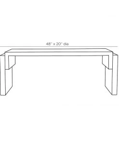 Arteriors Home Luke Cocktail Table 24 Arteriors Home Luke Cocktail Table