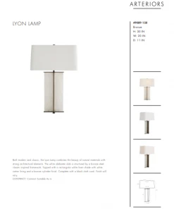Arteriors Home Lyon Lamp Bronze New Arrivals 21 Arteriors Home Lyon Lamp Bronze New Arrivals