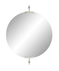 Arteriors Home New Arrivals Madden Round Mirror Polished Silver