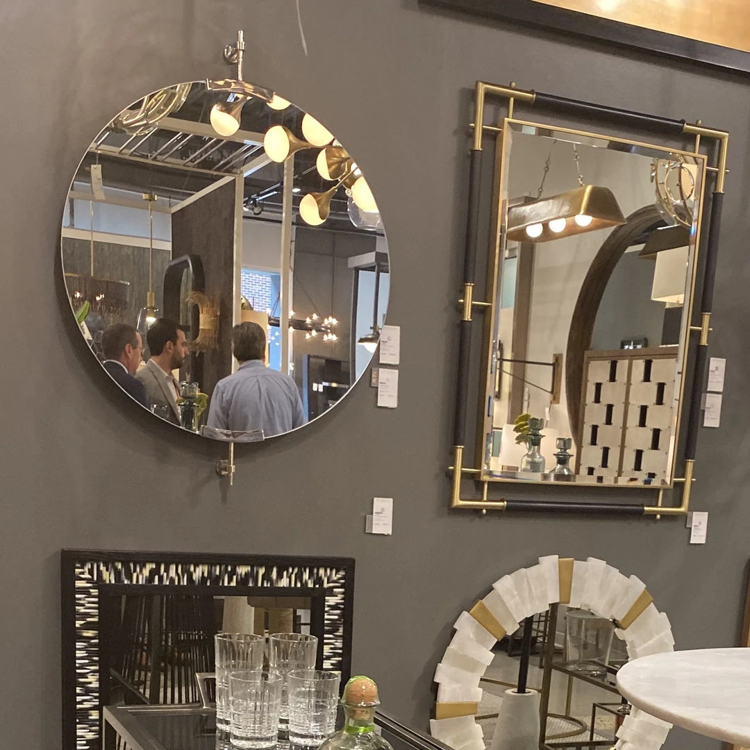 Arteriors Home New Arrivals Madden Round Mirror Polished Silver 4 Arteriors Home New Arrivals Madden Round Mirror Polished Silver