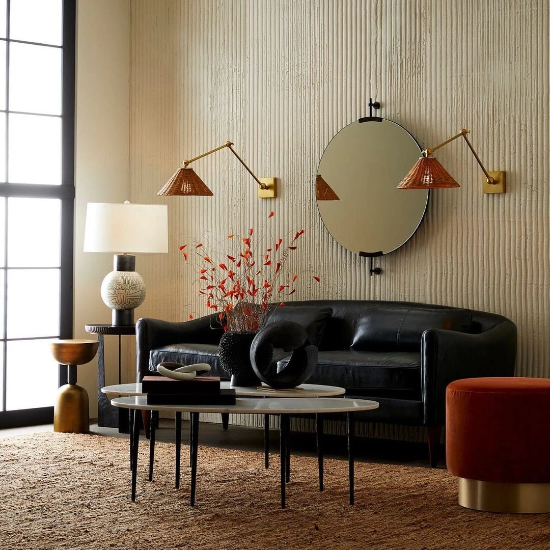 Arteriors Home New Arrivals Madden Round Mirror Bronze 4 Arteriors Home New Arrivals Madden Round Mirror Bronze