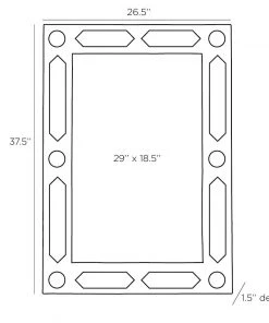 Arteriors Home New Arrivals Madeline Mirror
