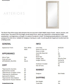 Arteriors Home Marsh Floor Mirror New Arrivals 22 Arteriors Home Marsh Floor Mirror New Arrivals