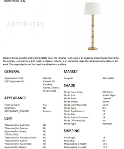 Arteriors Home Panama Floor Lamp New Arrivals