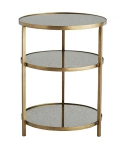 Arteriors Home Percy End Table Antique Brass New Arrivals