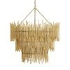 Arteriors Home Prescott Three Tiered Chandelier Gold Leaf 1 Arteriors Home Prescott Three Tiered Chandelier Gold Leaf