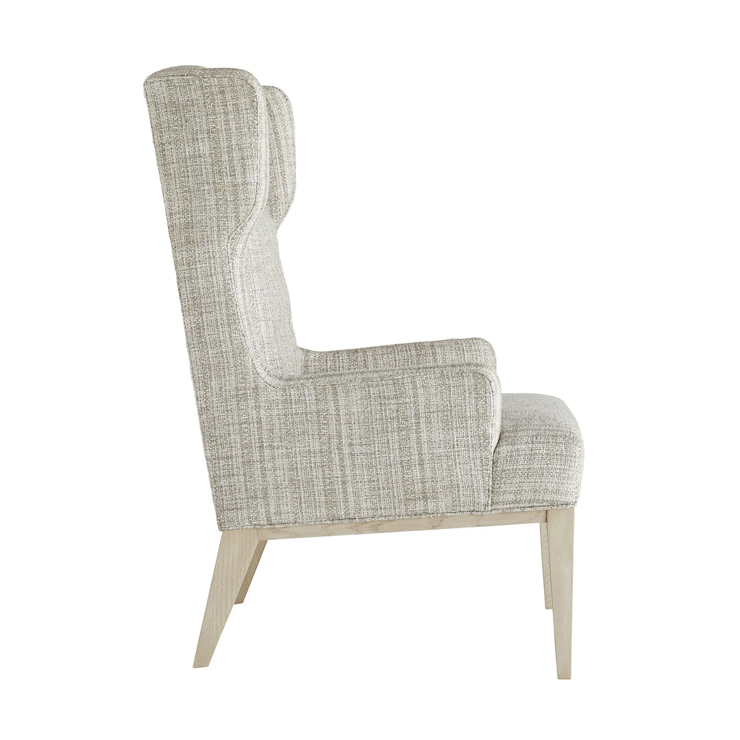 Arteriors Home Idol Wing Chair Platinum Tweed Smoke 6 Arteriors Home Idol Wing Chair Platinum Tweed Smoke