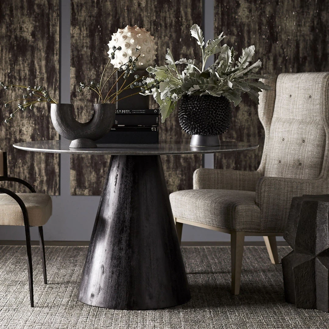 Arteriors Home Idol Wing Chair Platinum Tweed Smoke 4 Arteriors Home Idol Wing Chair Platinum Tweed Smoke