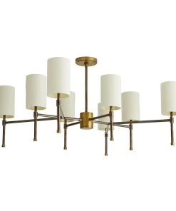 Arteriors Home Remington Chandelier Antique Brass