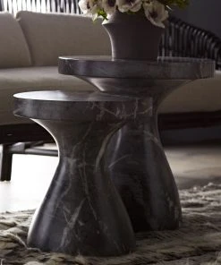 Arteriors Home Serafina Small Accent Table Faux Black Marble New Arrivals 11 Arteriors Home Serafina Small Accent Table Faux Black Marble New Arrivals