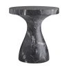 Arteriors Home Serafina Large Accent Table Faux Black Marble 1 Arteriors Home Serafina Large Accent Table Faux Black Marble