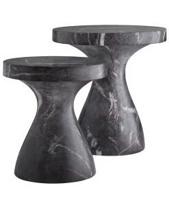 Arteriors Home Serafina Small Accent Table Faux Black Marble New Arrivals 13 Arteriors Home Serafina Small Accent Table Faux Black Marble New Arrivals