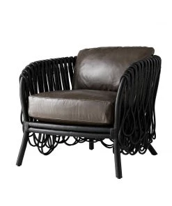 Arteriors Home Strata Lounge Chair Graphite New Arrivals