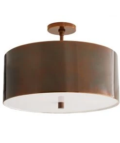 Arteriors Home Tarbell Semi Flush Heritage Brass New Arrivals