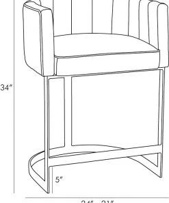 Arteriors Home New Arrivals Tatum Counter Stool Graphite 20 Arteriors Home New Arrivals Tatum Counter Stool Graphite