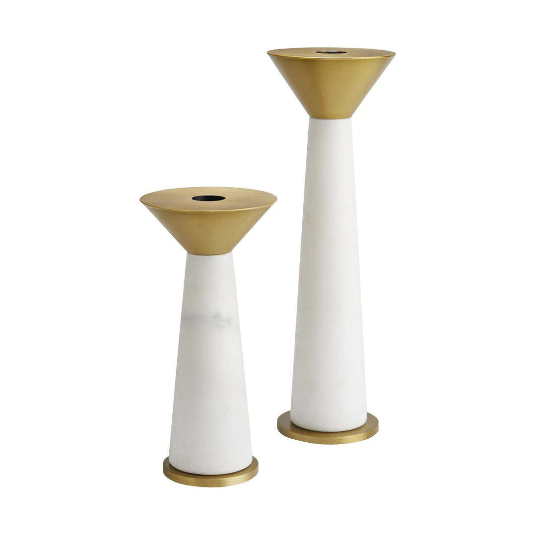 Arteriors Home Tenbrooke Candleholders White Set Of Two New Arrivals 3 Arteriors Home Tenbrooke Candleholders White Set Of Two New Arrivals