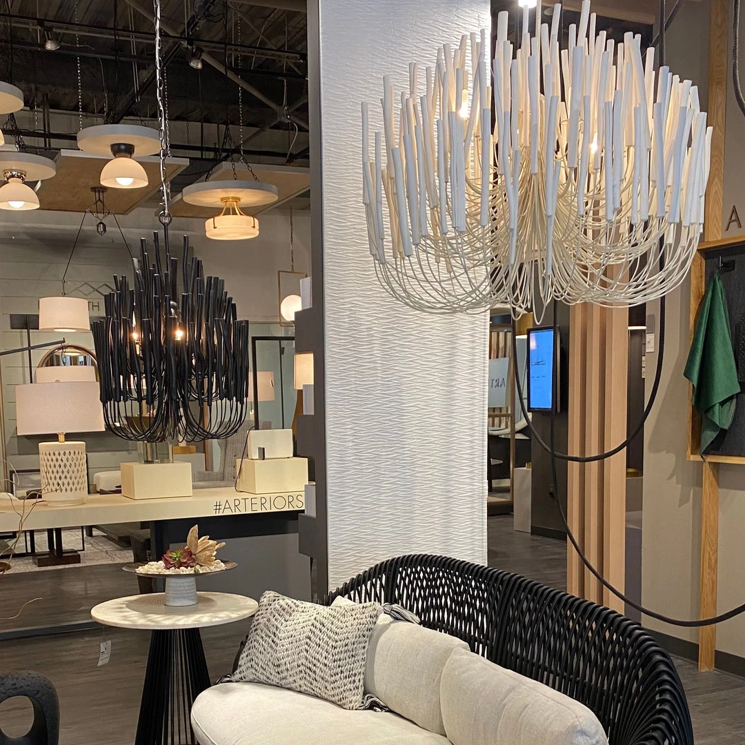 Arteriors Home Tilda Large Chandelier White New Arrivals 6 Arteriors Home Tilda Large Chandelier White New Arrivals