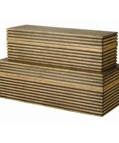 Arteriors Home Trinity Boxes Light Brown Set Of Two New Arrivals