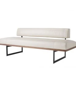 Arteriors Home Tuck Bench Ivory Leather New Arrivals