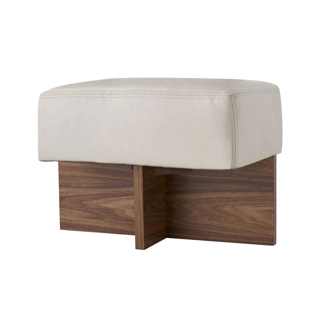 Arteriors Home New Arrivals Tuck Ottoman Ivory Leather 1 Arteriors Home New Arrivals Tuck Ottoman Ivory Leather