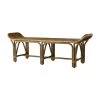 Arteriors Home Tucker Bench Tobacco Rattan New Arrivals