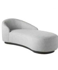 Arteriors Home New Arrivals Turner Chaise Iceberg Linen Grey Ash