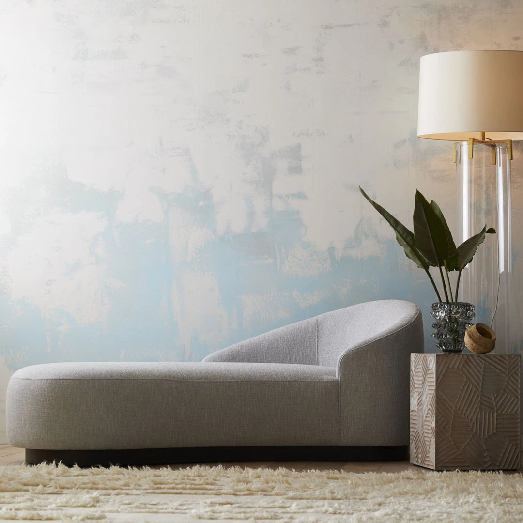 Arteriors Home New Arrivals Turner Chaise Iceberg Linen Grey Ash Arteriors Home New Arrivals Turner Chaise Iceberg Linen Grey Ash