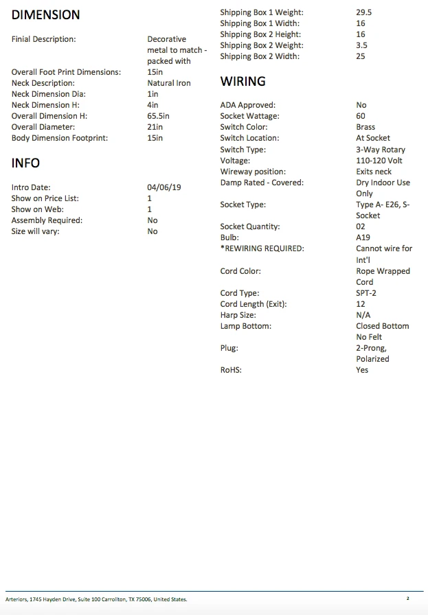 Arteriors Home Vik Floor Lamp 10 Arteriors Home Vik Floor Lamp