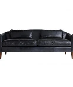 Arteriors Home New Arrivals Vincent Sofa Ink Leather