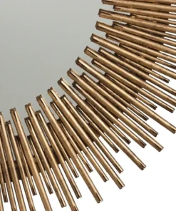 Arteriors Home Prescott Round Mirror Gold Leaf 10 Arteriors Home Prescott Round Mirror Gold Leaf