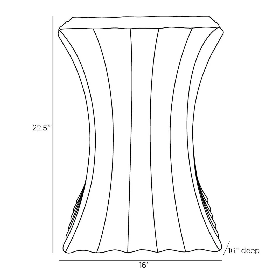 Arteriors Home New Arrivals Wave Side Table 10 Arteriors Home New Arrivals Wave Side Table